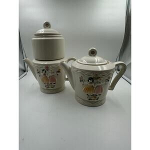 Set of 2 Vintage Teapot for Loose Leaf Tea - Japan